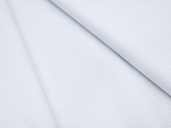 THIN LINE LIGHT SKY BLUE PREMIUM MIX COTTON SHIRT FABRIC.