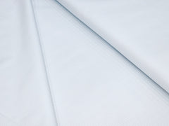 PARALLEL THIN LINE LIGHT SKY  PREMIUM MIX COTTON SHIRT FABRIC.