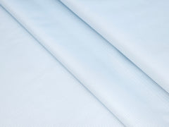 PARALLEL THIN LINE LIGHT SKY  PREMIUM MIX COTTON SHIRT FABRIC.