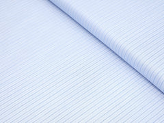 THIN LINE OCEAN BLUE PREMIUM MIX COTTON SHIRT FABRIC.