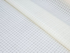TRANSPERANT SKY YELLOW CHECKS PREMIUM MIX LINEN SHIRT FABRIC.