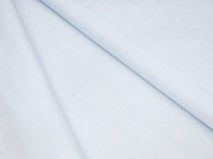 LIGHT SKY BLUE PLAIN PREMIUM PURE COTTON SHIRT FABRIC.