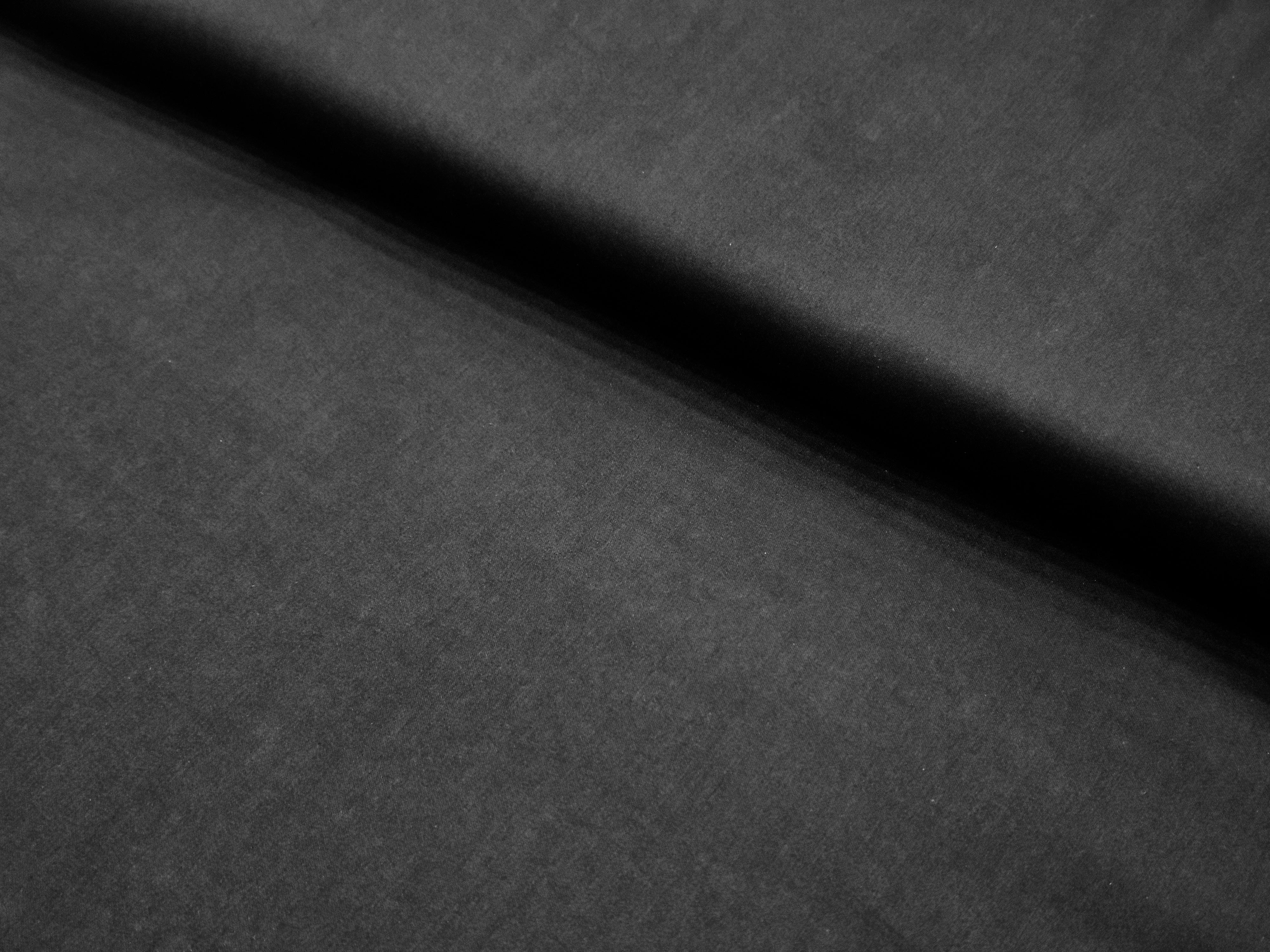 DARK BLACK PLAIN PREMIUM BAMBOO COTTON SHIRT FABRIC.