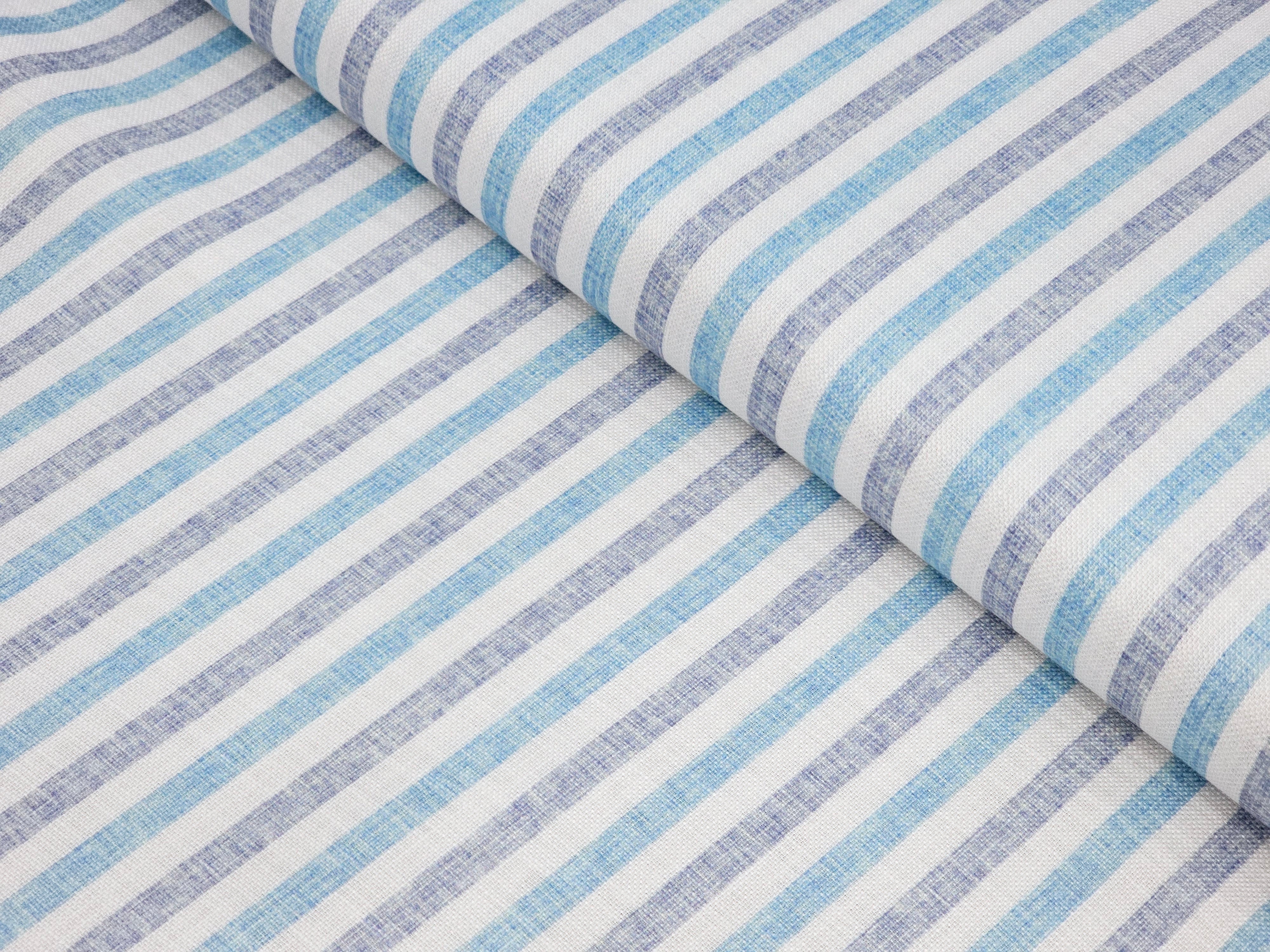 VIOLET GREY WHITE SIMILAR STRIPS PREMIUM MIX LINEN SHIRT FABRIC.