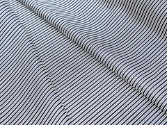 DARK INK BLUE THIN STRIP PREMIUM MIX COTTON SHIRT FABRIC.