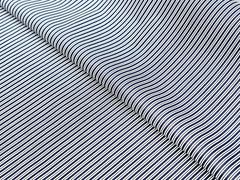DARK INK BLUE THIN STRIP PREMIUM MIX COTTON SHIRT FABRIC.