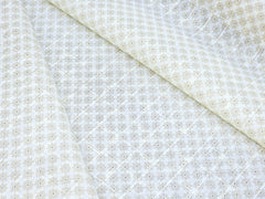 LIGHT YELLOW BROWN TEXTURE PRINT PRIMIUM MIX LINEN SHIRT FABRIC.