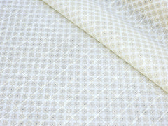 LIGHT YELLOW BROWN TEXTURE PRINT PRIMIUM MIX LINEN SHIRT FABRIC.