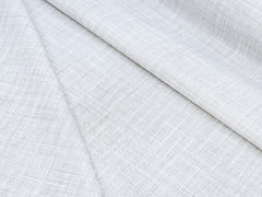 LIGHT GREY TEXTURE PLAIN PREMIUM MIX LINEN SHIRT FABRIC.