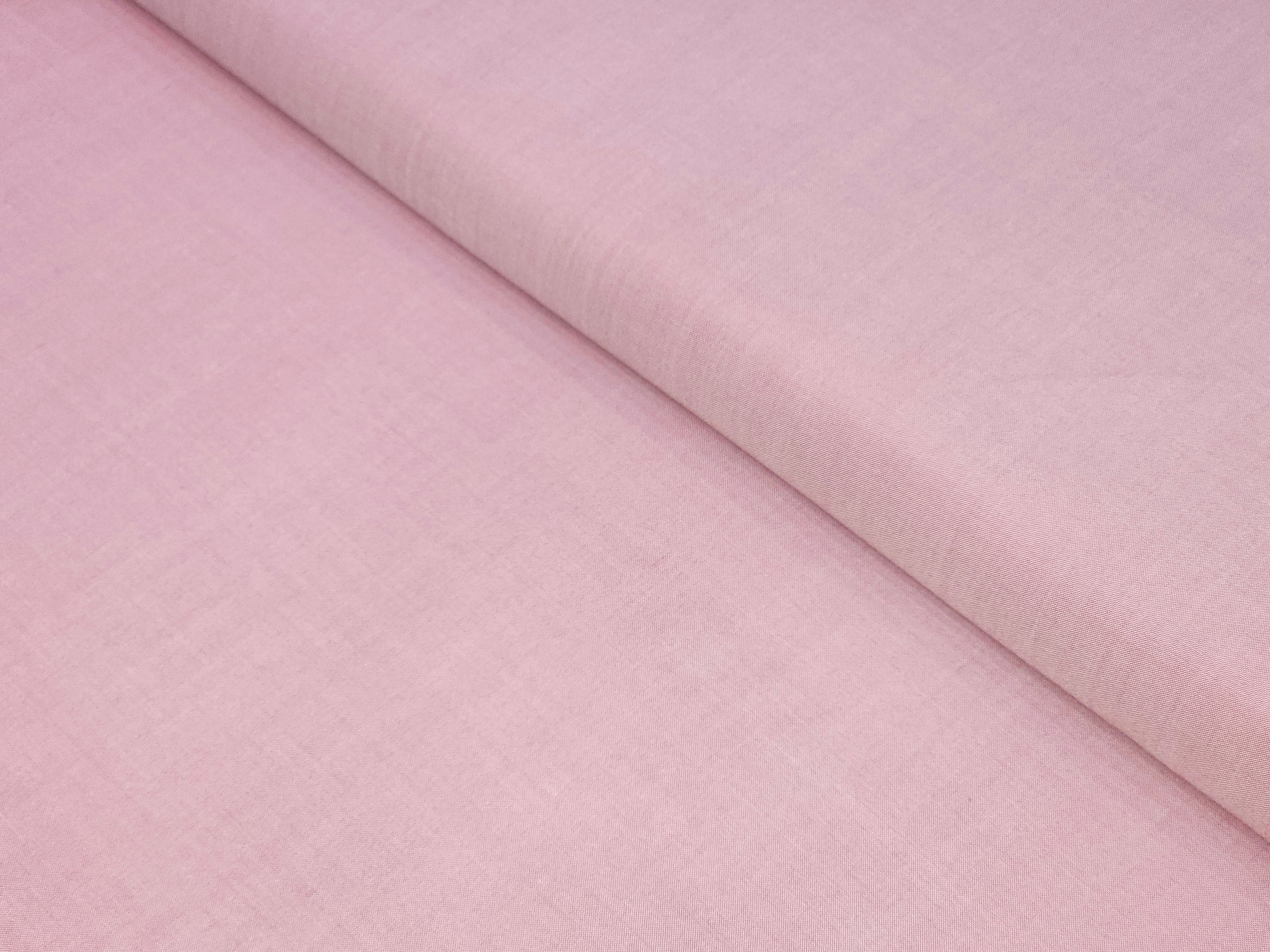 LIGHT PINK PLAIN PREMIUM MIX COTTON SHIRT FABRIC.