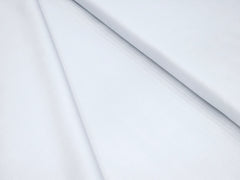 WHITE OCEAN PLAIN PREMIUM MIX COTTON SHIRT FABRIC.
