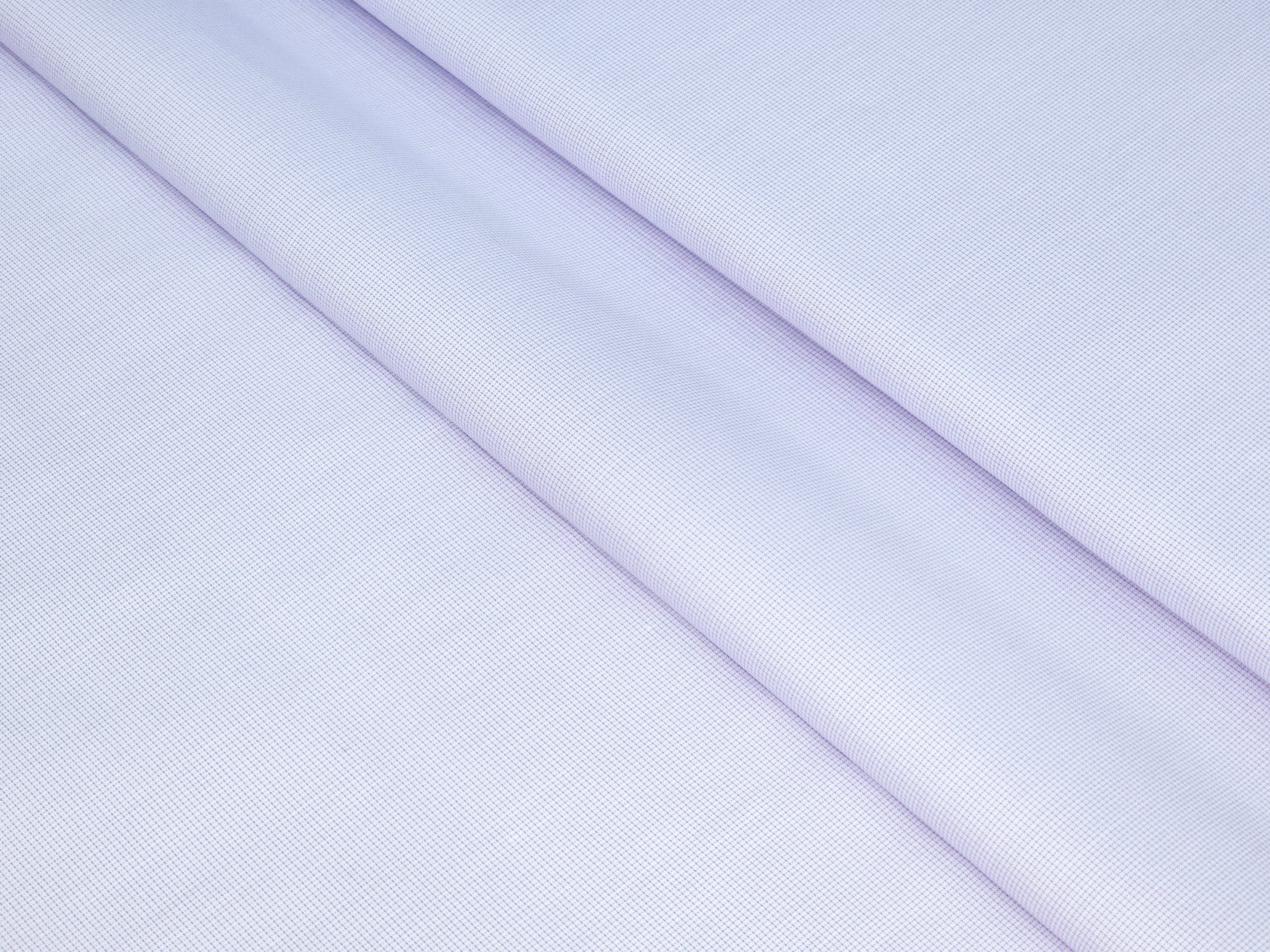 LIGHT PURPLE PLAIN PREMIUM MIX COTTON SHIRT FABRIC.