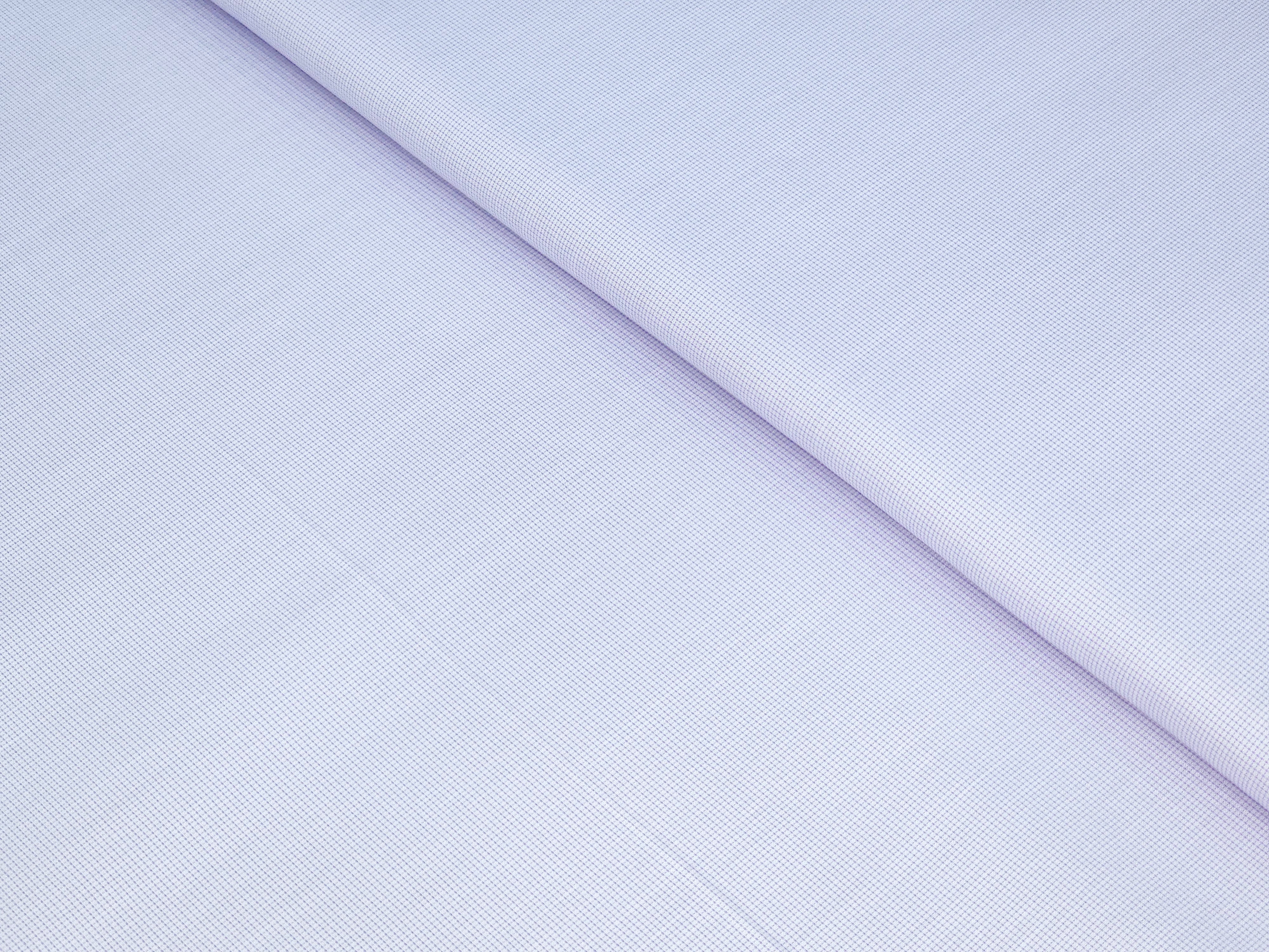 LIGHT PURPLE PLAIN PREMIUM MIX COTTON SHIRT FABRIC.