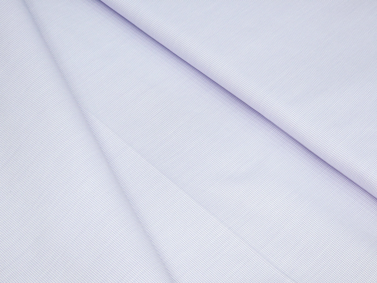 LIGHT PURPLE PLAIN PREMIUM MIX COTTON SHIRT FABRIC.