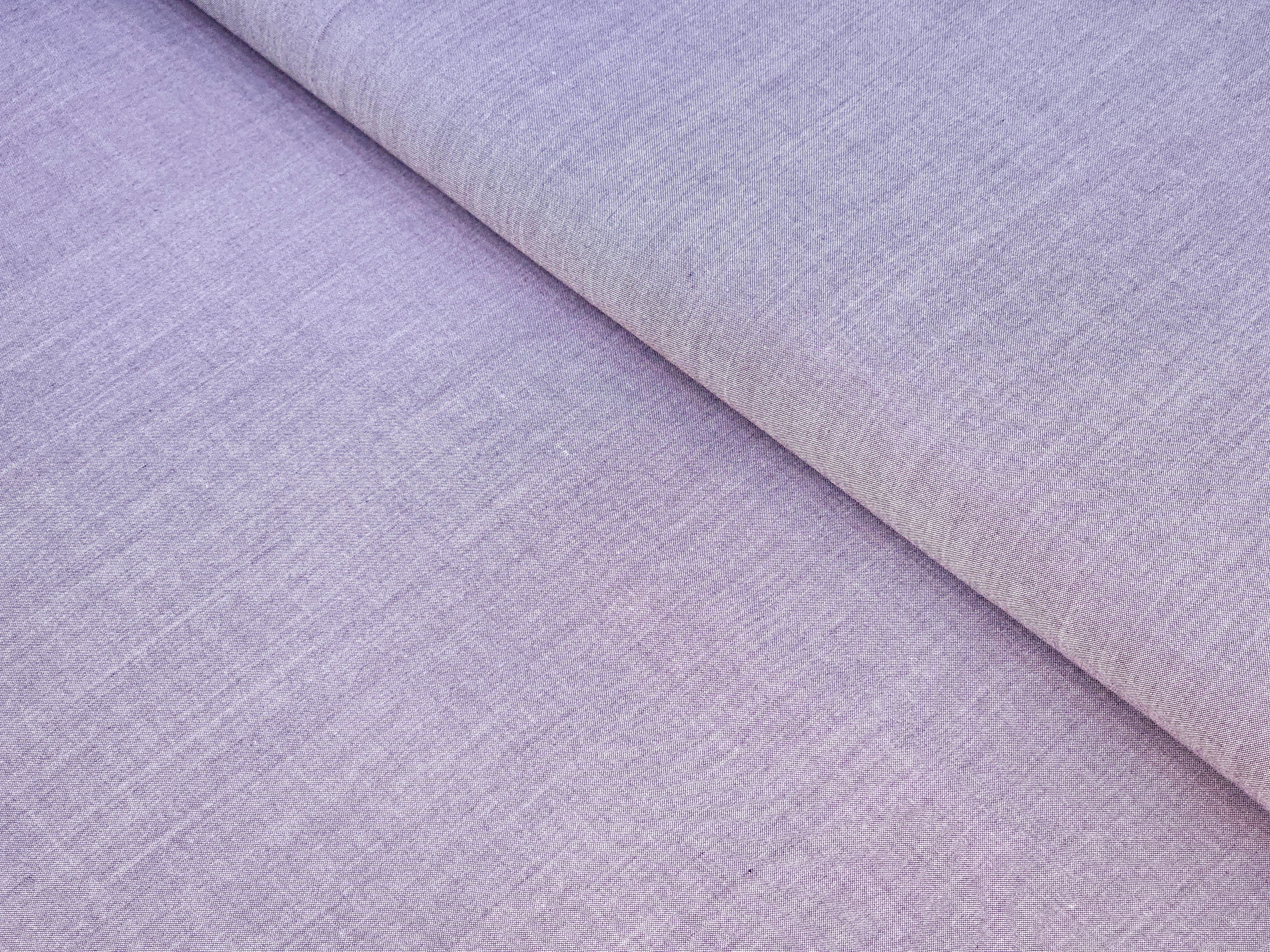 DARK PURPLE PLAIN PREMIUM MIX COTTON SHIRT FABRIC.
